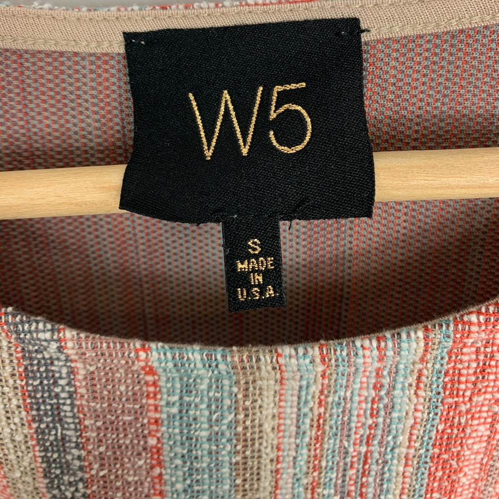 Anthropologie W5 Front Knot Tie Top Women’s Sz S - Picture 3 of 4